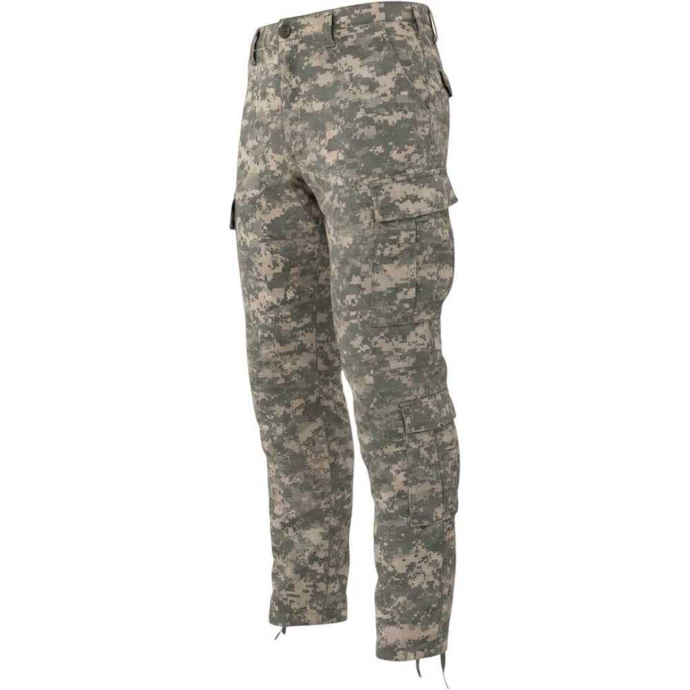 Fox Apparel Mens ACU Digital Camo Army Combat Uniform Cargo Pants 35x31 Ripstop